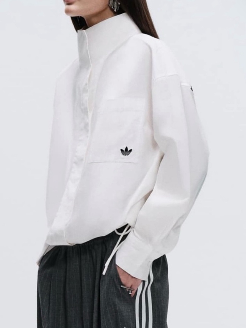 adidas Originals × ASOS funnel neck shirt - Picture 3 of 5